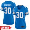 Corey Schlesinger No 30 Woman’S Detroit Lions Away Game 2024 Jersey – White