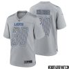 Colby Sorsdal No 75 Men Gray Detroit Lions Atmosphere Fashion Game Jersey – Replica