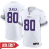 Chuck Foreman No 44 Youth’S Minnesota Vikings White Alternate Custom Game 2024 Jersey
