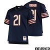 Doug Atkins No 81 Men Mitchell & Ness Navy Chicago Bears Big & Tall 1966 Retired Player Replica Jersey