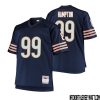 Daniel Hardy No 92 Men Mitchell & Ness Navy Chicago Bears Big & Tall 1985 Retired Player Replica Jersey