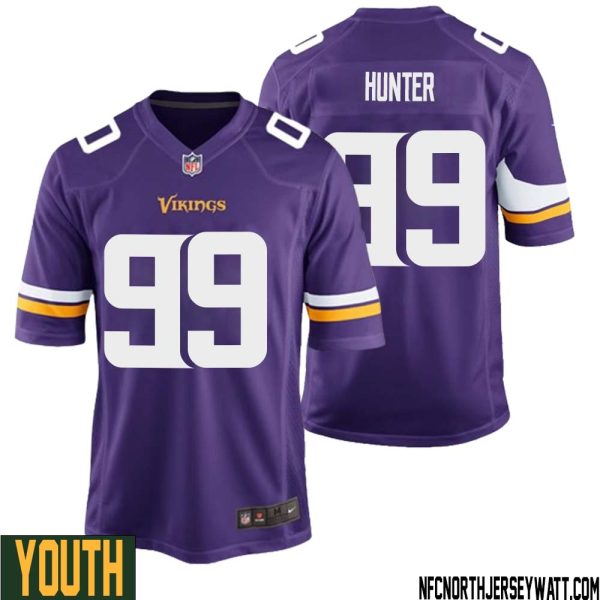 Danielle Hunter No 99 Minnesota Vikings Game Jersey Court Purple For Youth – Replica