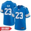 Darius Slay No 23 Men’S Detroit Lions Away Game 2024 Jersey – White
