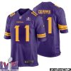Danielle Hunter No 99 Minnesota Vikings Super Bowl Lviii Alternate Game Jersey Purple For Men – Replica