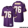 Daylen Baldwin No 85 Men Mitchell & Ness Purple Minnesota Vikings Retired Player Legacy Replica Jersey