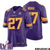 Ed Ingram No 67 Minnesota Vikings Super Bowl Lviii Alternate Game Jersey Purple For Men – Replica