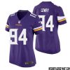 Dewayne Mcbride No 27 Minnesota Vikings Game Jersey Court Purple For Womens – Replica