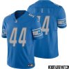Derrick Barnes No 55 Men Blue Detroit Lions Vapor F.u.s.e. Limited Jersey – Replica