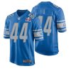 Derrick Barnes No 55 Youths Custom White Detroit Lions Super Bowl Lviii Away Game Jersey