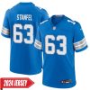 Dick Stanfel No 63 Woman’S Detroit Lions 2Nd Alternate Vapor F.u.s.e. Limited 2024 Jersey – Black