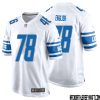 Donovan Peoples-Jones No 19 Men White Detroit Lions Player Away Game Jersey – Replica