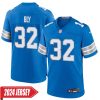 Dre Bly No 32 Men’S Detroit Lions Away Game 2024 Jersey – White