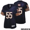 Ed Sprinkle No 7 Women Nfl Pro Line Navy Chicago Bears Retired Player Replica Jersey