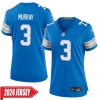 Eddie Murray No 3 Woman’S Detroit Lions Away Game 2024 Jersey – White
