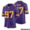 Ed Ingram No 67 Men Purple Minnesota Vikings Alternate Game Jersey – Replica