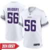 Fred Cox No 14 Youth’S Minnesota Vikings White Alternate Custom Game 2024 Jersey