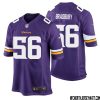 Gary Zimmerman No 65 Minnesota Vikings Game Jersey Court Purple For Mens – Replica