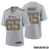 Garrett Bradbury No 56 Men Gray Minnesota Vikings Atmosphere Fashion Game Jersey – Replica