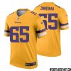 Greg Joseph No 1 Men Minnesota Vikings Gold Inverted Legend Jersey – Replica