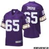 Greg Joseph No 1 Men Nfl Pro Line Purple Minnesota Vikings Retired Player Replica Jersey