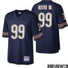 Jack Sanborn No 57 Men Mitchell & Ness Dark Navy Chicago Bears Big & Tall 1985 Retired Player Replica Jersey