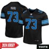 Giovanni Manu No 73 Woman’S Detroit Lions Home Game 2024 Jersey – Blue