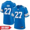 Glover Quin No 27 Men’S Detroit Lions Away Game 2024 Jersey – White