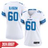 Graham Glasgow No 60 Woman’S Detroit Lions 2Nd Alternate Vapor F.u.s.e. Limited 2024 Jersey – Black