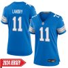 Greg Landry No 11 Woman’S Detroit Lions Away Game 2024 Jersey – White