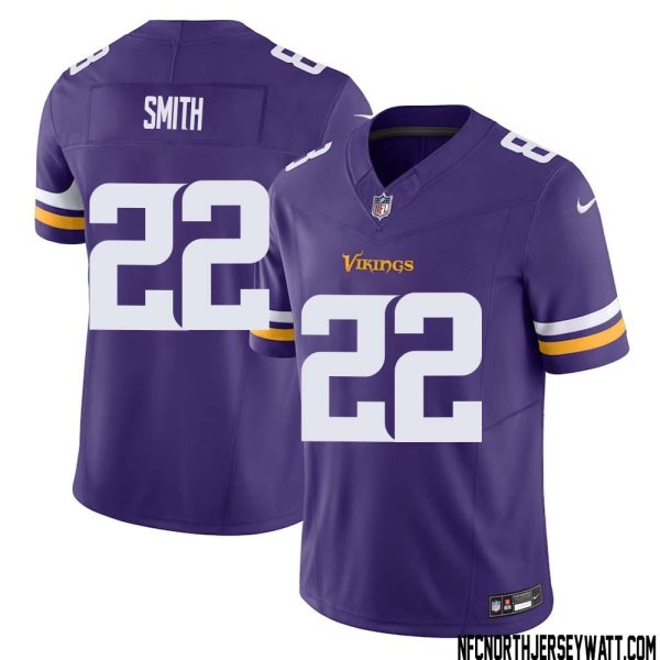 Harrison Smith No 22 Men Purple Minnesota Vikings Vapor F.u.s.e. Limited Jersey- Replica