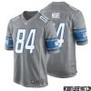 Ifeatu Melifonwu No 6 Men Gray Detroit Lions Player Alternate Game Jersey – Replica