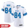 Herman Moore No 84 Men’S Detroit Lions 2Nd Alternate Vapor F.u.s.e. Limited 2024 Jersey – Black