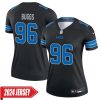 Isaiah Buggs No 96 Men’S Detroit Lions Home Game 2024 Jersey – Blue