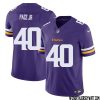 Jake Reed No 86 Men Purple Minnesota Vikings Vapor F.u.s.e. Limited Jersey- Replica