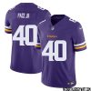 Jake Reed No 86 Men Purple Minnesota Vikings Vapor F.U.S.E. Limited Jersey- Replica