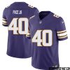 Jake Reed No 86 Mens Purple Minnesota Vikings Vapor F.u.s.e. Limited Jersey- Replica