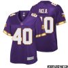 Harrison Smith No 22 Women Nfl Pro Line Purple Minnesota Vikings Retired Player Replica Jersey