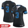 Jack Fox No 3 Woman’S Detroit Lions Away Game 2024 Jersey – White