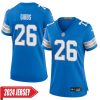 Jahmyr Gibbs No 26 Woman’S Detroit Lions Away Game 2024 Jersey – White