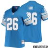 Jack Fox No 3 Women Mitchell & Ness Blue Detroit Lions 1996 Legacy Replica Jersey