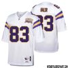 James Lynch No 92 Men Mitchell & Ness White Minnesota Vikings Authentic Throwback Retired Player Jersey- Replica