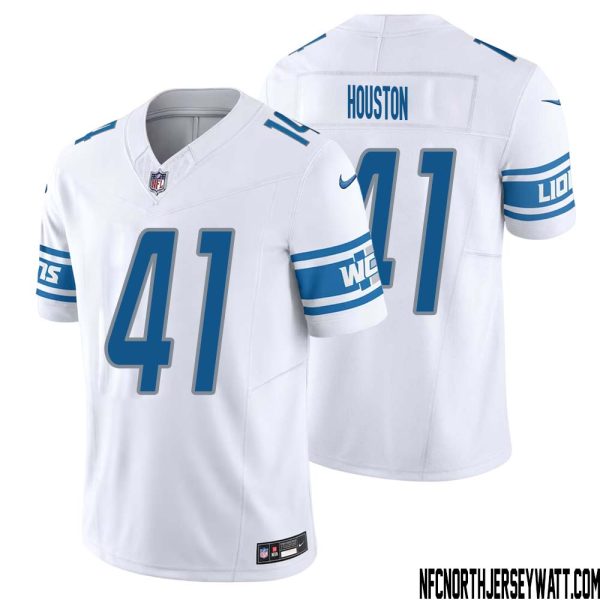 James Houston No 41 Men White Detroit Lions Vapor F.u.s.e. Limited Jersey – Replica