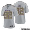 Jaquelin Roy No 93 Men Gray Minnesota Vikings Atmosphere Fashion Game Jersey – Replica