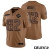 Jameson Williams No 9 Men Brown Detroit Lions 2023 Salute To Service Retired Player Limited Jersey – Replica