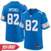 James Mitchell No 82 Woman’S Detroit Lions 2Nd Alternate Vapor F.u.s.e. Limited 2024 Jersey – Black
