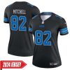 James Mitchell No 82 Woman’S Detroit Lions Away Game 2024 Jersey – White