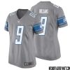 Jared Goff No 16 Women Gray Detroit Lions Player Alternate Game Jersey – Replica