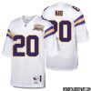 Jaylin Williams No 38 Men Mitchell & Ness White Minnesota Vikings Authentic Throwback Retired Player Jersey- Replica