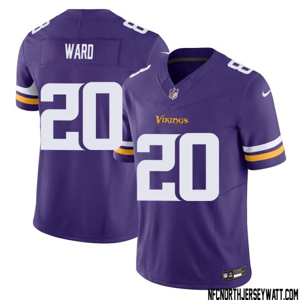 Jay Ward No 20 Men Purple Minnesota Vikings Vapor F.u.s.e. Limited Jersey- Replica