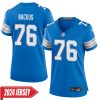 Jeff Backus No 76 Youth’S Detroit Lions 2Nd Alternate Vapor F.u.s.e. Limited 2024 Jersey – Black